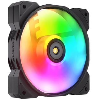 120x120x25mm Cougar MHP 120 ARGB, Schwarz 3er-Pack