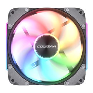 120x120x28mm Cougar Apolar 120 ARGB,Schwarz 3er-Pack