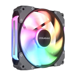 120x120x28mm Cougar Apolar 120 ARGB,Schwarz 3er-Pack