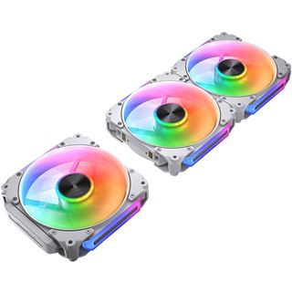 120x120x28mm Cougar Apolar 120 ARGB, Weiß, 3er-Pack