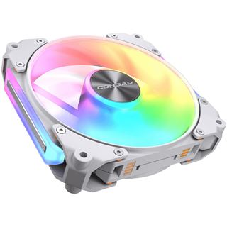 120x120x28mm Cougar Apolar 120 ARGB, Reverse Blade, Weiß