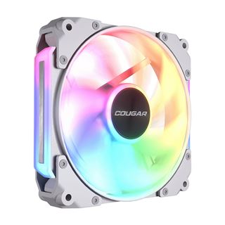 120x120x28mm Cougar Apolar 120 ARGB, Reverse Blade, Weiß