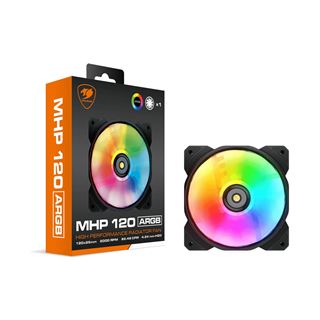 120x120x25mm Cougar MHP 120 ARGB, Schwarz