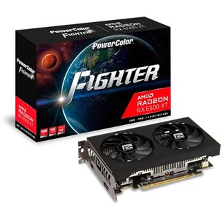 4GB PowerColor Radeon RX 6500 XT Fighter V3 Aktiv PCIe 4.0 x16 (x4)