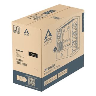 Arctic Xtender Midi Tower ohne Netzteil schwarz
