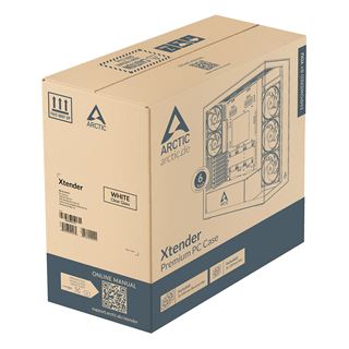 Arctic Xtender VG Midi Tower ohne Netzteil weiss