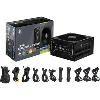 1000 Watt MSI MAG A1000GLS PCIE5 Netzteil 80+ Gold ATX 3.1