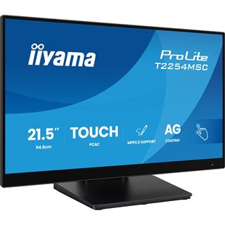 21,5" (54,61cm) iiyama ProLite T2254MSC-B2AG schwarz 1920x1080