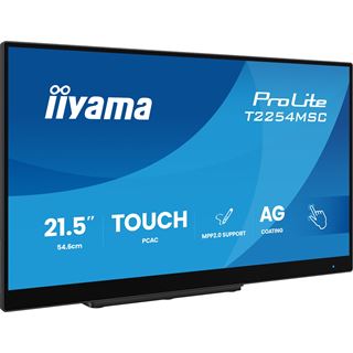 21,5" (54,61cm) iiyama ProLite T2254MSC-B2AG schwarz 1920x1080