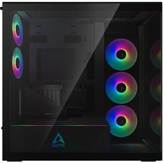 Arctic Xtender Mirror Black w.GPU vertical mount