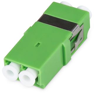 DIGITUS FIBER OPTIC COUP LC/APC DUPLEX WITHOUT FLANGE CERAMIC SLEEVE