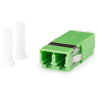 DIGITUS FIBER OPTIC COUP LC/APC DUPLEX WITHOUT FLANGE CERAMIC SLEEVE