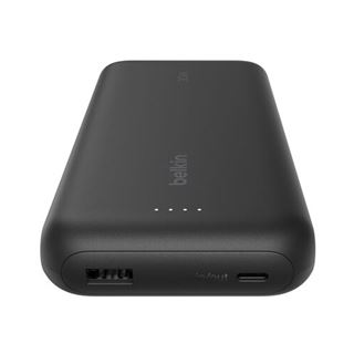 BELKIN 20K PD30W INTEGRATED USB-C CABLE POWER BANK BLACK