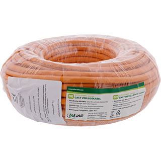 (&euro;0,65*/1m) 20.00m InLine Cat. 7 Verlegekabel S/FTP ohne Stecker