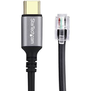 (&euro;27,17*/1m) 1.80m Startech Telefon Adapterkabel RJ9 Stecker auf