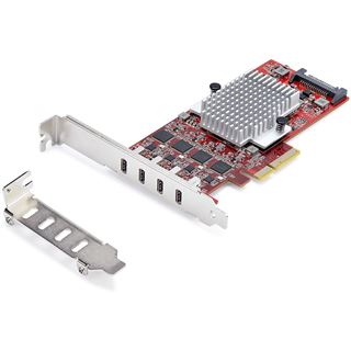 STARTECH 4-PORT USB-C 10GB PCIE CARD USB-C 3.2 10GBPS PCI EXPRESS TAA