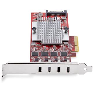 STARTECH 4-PORT USB-C 10GB PCIE CARD USB-C 3.2 10GBPS PCI EXPRESS TAA