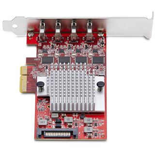 STARTECH 4-PORT USB-C 10GB PCIE CARD USB-C 3.2 10GBPS PCI EXPRESS TAA