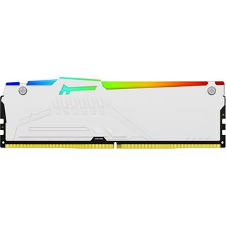 64GB Kingston FURY Beast RGB wei&szlig; DDR5-5200 DIMM CL40 Dual Kit