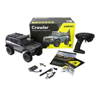 Amewi RC Crawler Mini-Cabalo AMXRock 4WD 1:16 RTR grau
