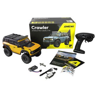 Amewi RC Crawler Mini-Cabalo AMXRock 4WD 1:16 RTR gelb