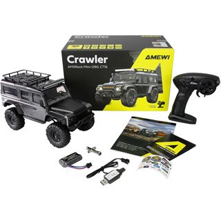 Amewi RC Crawler Mini-D90 AMXRock 4WD 1:16 RTR 22726 grau