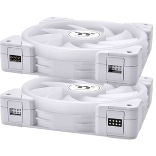 120x120x25mm Thermaltake SWAFAN EX12 ARGB PC Cooling Fan White TT