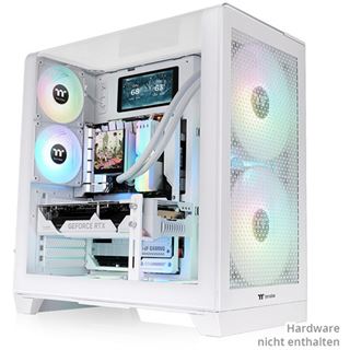Thermaltake View 390 Air Snow Midi Tower ohne Netzteil weiss