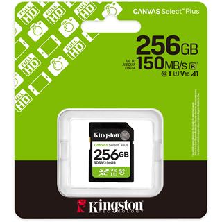 256GB Kingston Card SDXC Canvas Plus Gen3 C10 retail