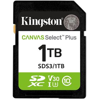 1TB Kingston Card SDXC Canvas Plus Gen3 C10 retail