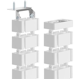 (&euro;27,62*/1m) Fellowes GmbH 1.30m Kabelschlange 129mm Wei&szlig;