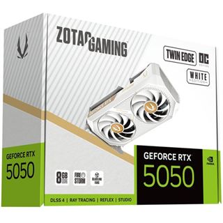 8GB ZOTAC GeForce RTX 5050 Twin Edge OC White Edition Aktiv PCIe 5.0