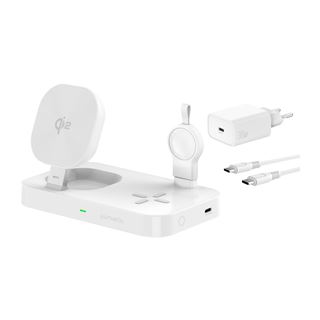 4SMARTS QI2 LADESTATION TRIDENT Weiß Samsung