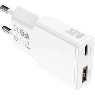 4SMARTS LADEGER. PDPLUG SLIMDUO 20WWEI GAN 1C+1A UND USB-C KABEL 15M