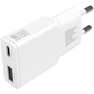 4SMARTS LADEGER. PDPLUG SLIM DUOS 20W GAN 1C+1A