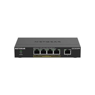 Netgear Switch Plus 5x GE GS305PP-300EUS POE Unmanaged (83W)