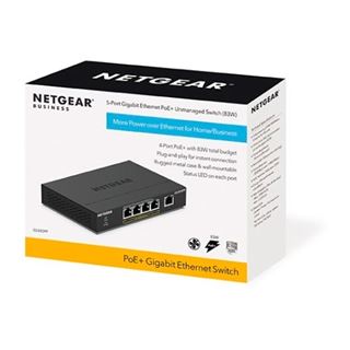 Netgear Switch Plus 5x GE GS305PP-300EUS POE Unmanaged (83W)
