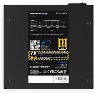 750 Watt Endorfy Supremo FM6 Gold 750W ATX 3.1