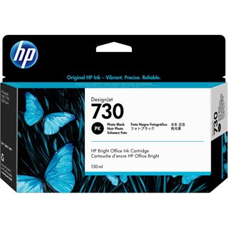 HP Tinte P2V67A / 730 Foto Schwarz
