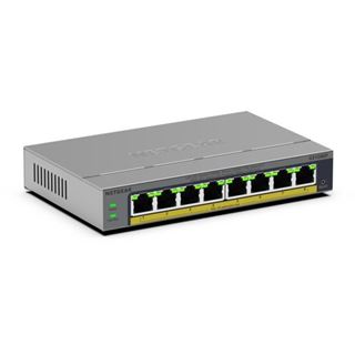 Netgear 8-PORT POE+ 1G PLUS SWITCH POE BUDGET 62 W FANLESS