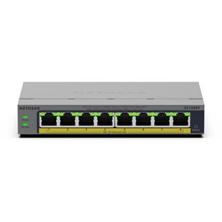 Netgear 8-PORT POE+ 1G PLUS SWITCH POE BUDGET 62 W FANLESS