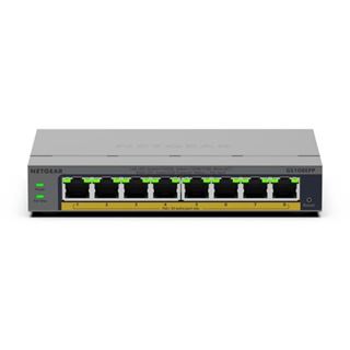 Netgear 8-PORT POE+ 1G PLUS SWITCH POE BUDGET 123 W FANLESS