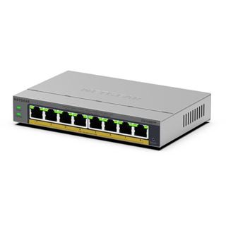 Netgear 8-PORT POE+ 1G PLUS SWITCH POE BUDGET 123 W FANLESS