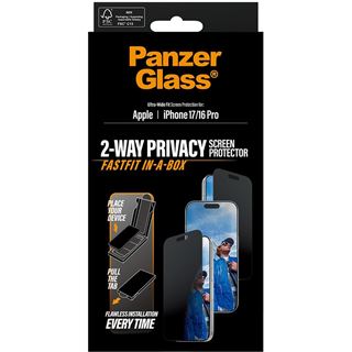 PanzerGlass PRIVACY SCREEN PROTECTOR W. BLACK IPHONE 16 PRO