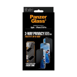 PanzerGlass PRIVACY SCREEN PROTECTOR W. BLACK IPHONE 16 PRO