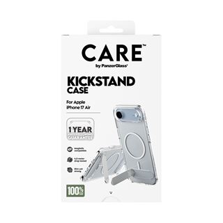 PanzerGlass CARE BY FEATURE CASE TRANSPARENT W. KICKSTAND IPHONE 17