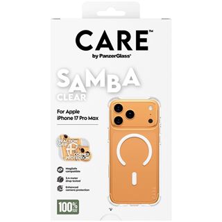 PanzerGlass CARE BY FASHIONABLE CASE SAMBA W. WHITE MAGSAFE IPHONE 17