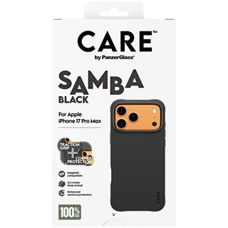 PanzerGlass CARE BY FASHIONABLE CASE SAMBA BLACK W. MAGSAFE IPHONE 17