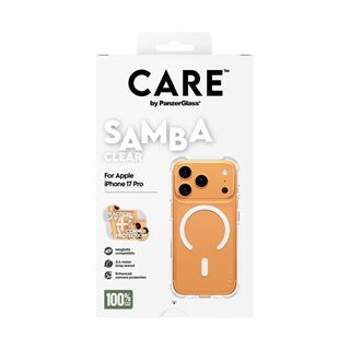PanzerGlass CARE BY FASHIONABLE CASE SAMBA W. WHITE MAGSAFE IPHONE 17