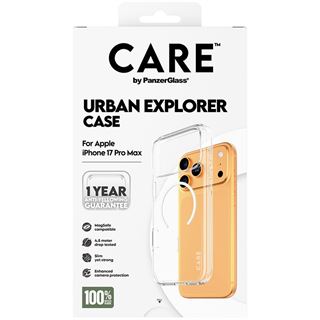 PanzerGlass CARE BY FLAGSHIP CASE TRANSPARENT W. WHITE MAGSAFE IPHONE